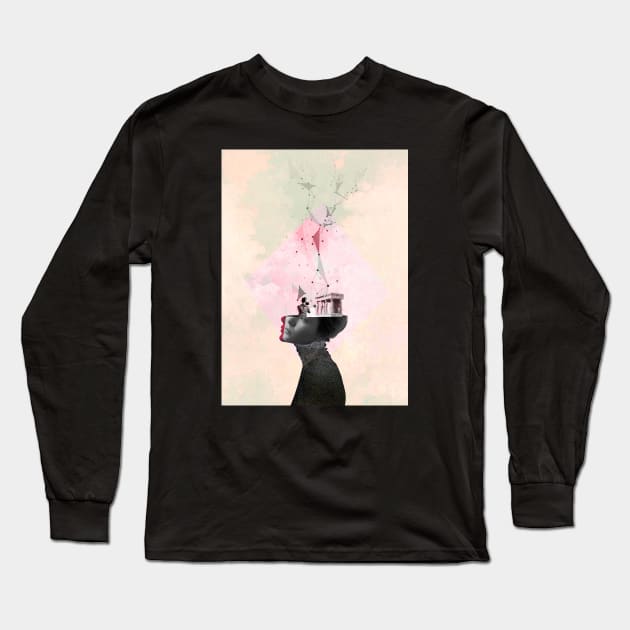 Lust for knowledge Long Sleeve T-Shirt by mintchocollage